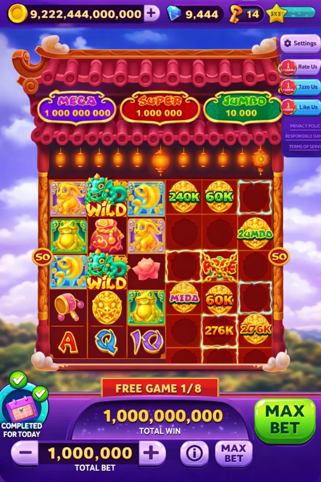 LuckyCasino game