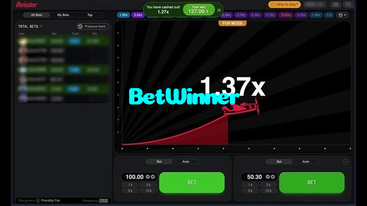 available types of BetWinner bet including pre-match live express and system bets